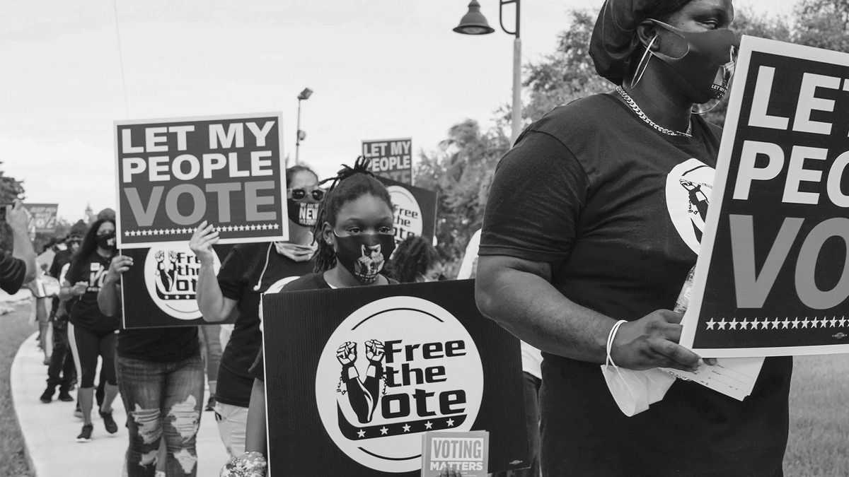 Addressing Voter Suppression and Discrimination: The Battle for Voting Rights This can be done through Addressing Voter Suppression and Discrimination: The Battle for Voting Rights This can be done through