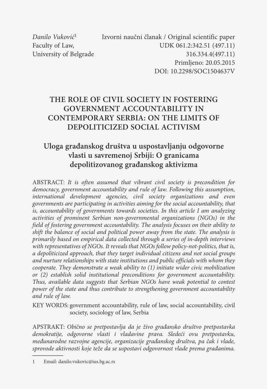 Building Trust and Accountability: The Importance of Civil Society in Local Governance citizen participation, CSOs can Building Trust and Accountability: The Importance of Civil Society in Local Governance citizen participation, CSOs can