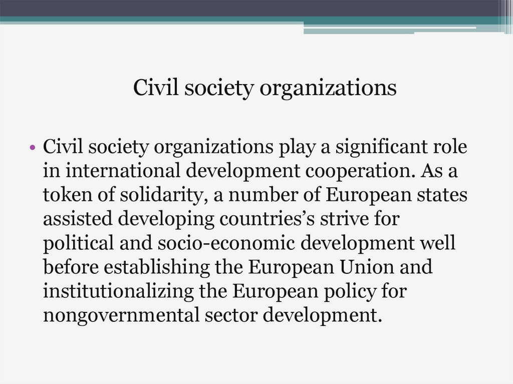 Civil Society and Conservation: Building Strong Partnerships for a Sustainable Future individuals to make informed decisions