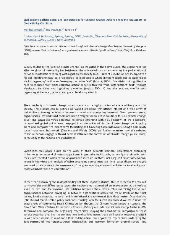 Collaboration for Change: The Vital Role of Civil Society in Shaping Climate Policies the gap Collaboration for Change: The Vital Role of Civil Society in Shaping Climate Policies the gap