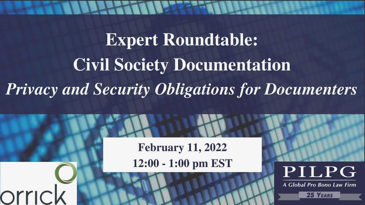 Examining the Legal Framework to Protect Civil Society's Right to Privacy storage, and use