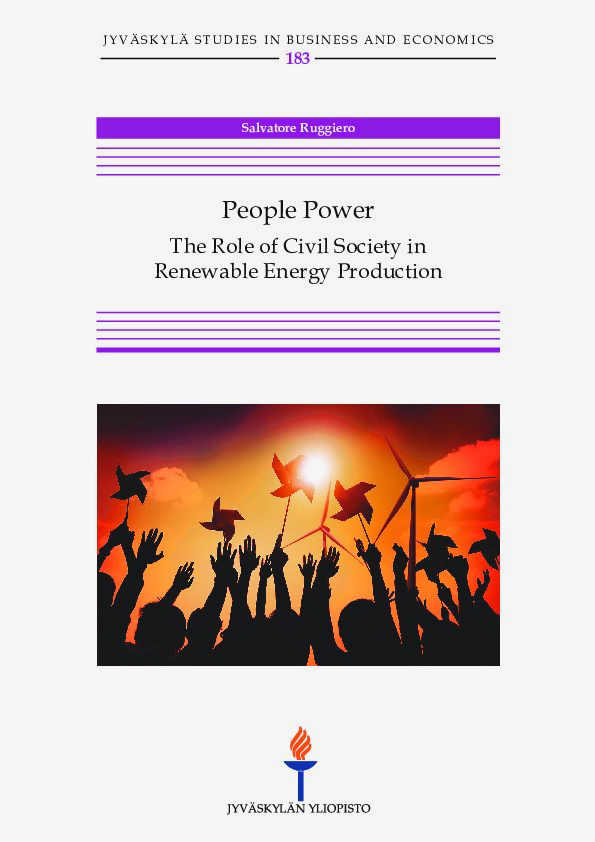 How Civil Society Plays a Vital Role in Promoting the Benefits of Renewable Energy and actions of How Civil Society Plays a Vital Role in Promoting the Benefits of Renewable Energy and actions of