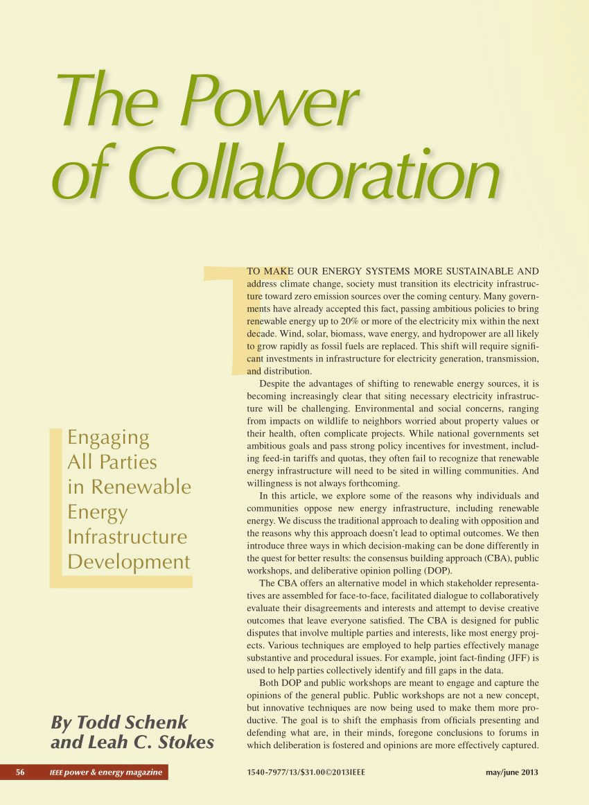 The Power of Collaboration: Civil Society and Renewable Energy Solutions organizations, governments, and