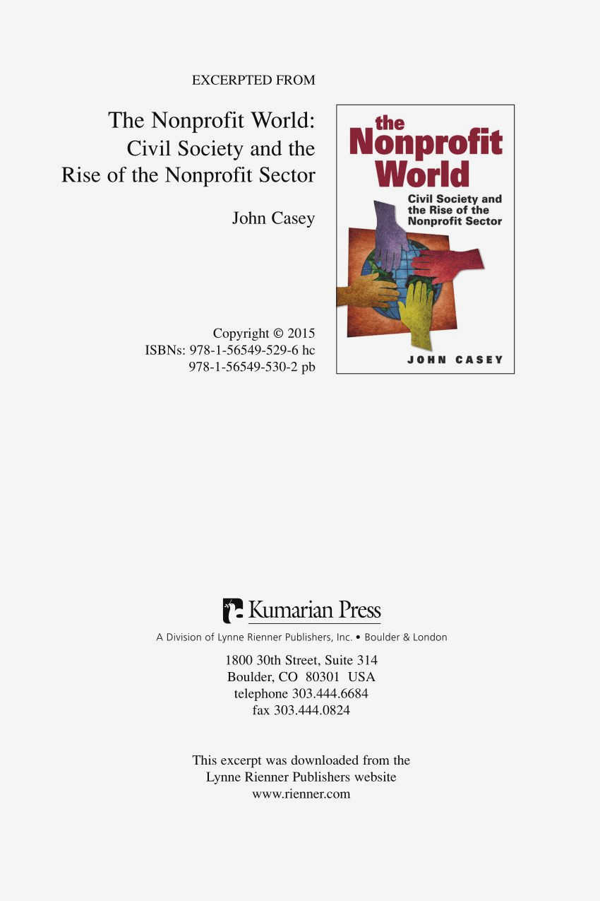 The Power of Nonprofit Organizations: Driving Positive Change in Civil Society Through their tireless efforts