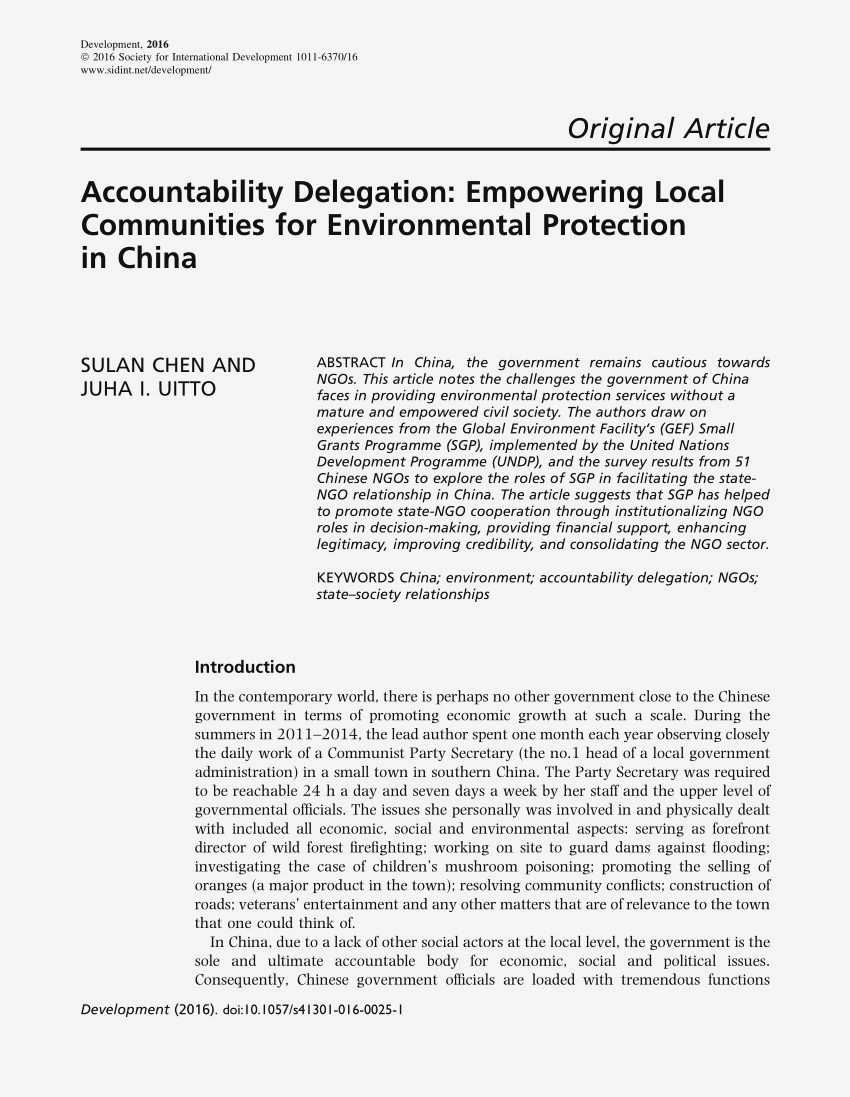 The Role of Local Communities in Protecting the Environment: Insights from Civil Society Initiatives assess the effectiveness of initiatives The Role of Local Communities in Protecting the Environment: Insights from Civil Society Initiatives assess the effectiveness of initiatives