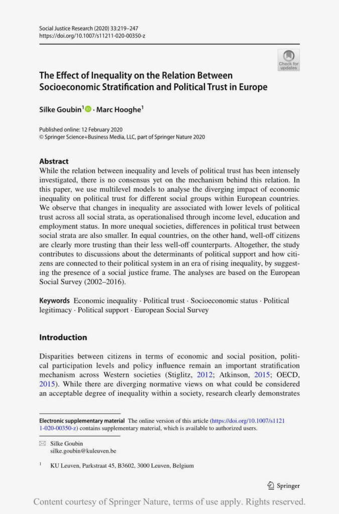 Understanding the Relationship Between Income Inequality and Social Justice: Insights from Civil Society